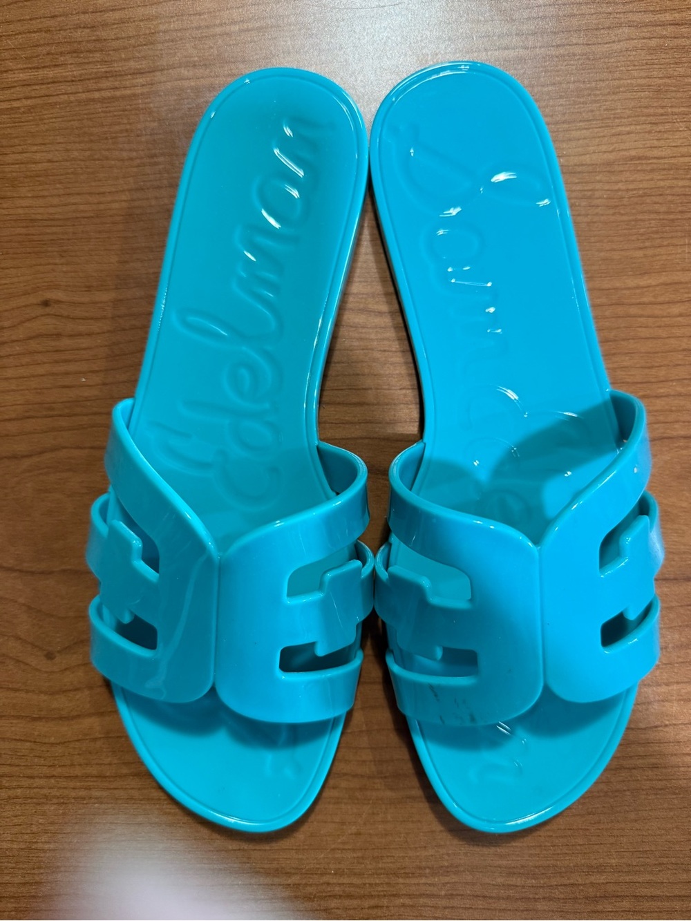 Sam Edelman Turquoise Slide Sandals